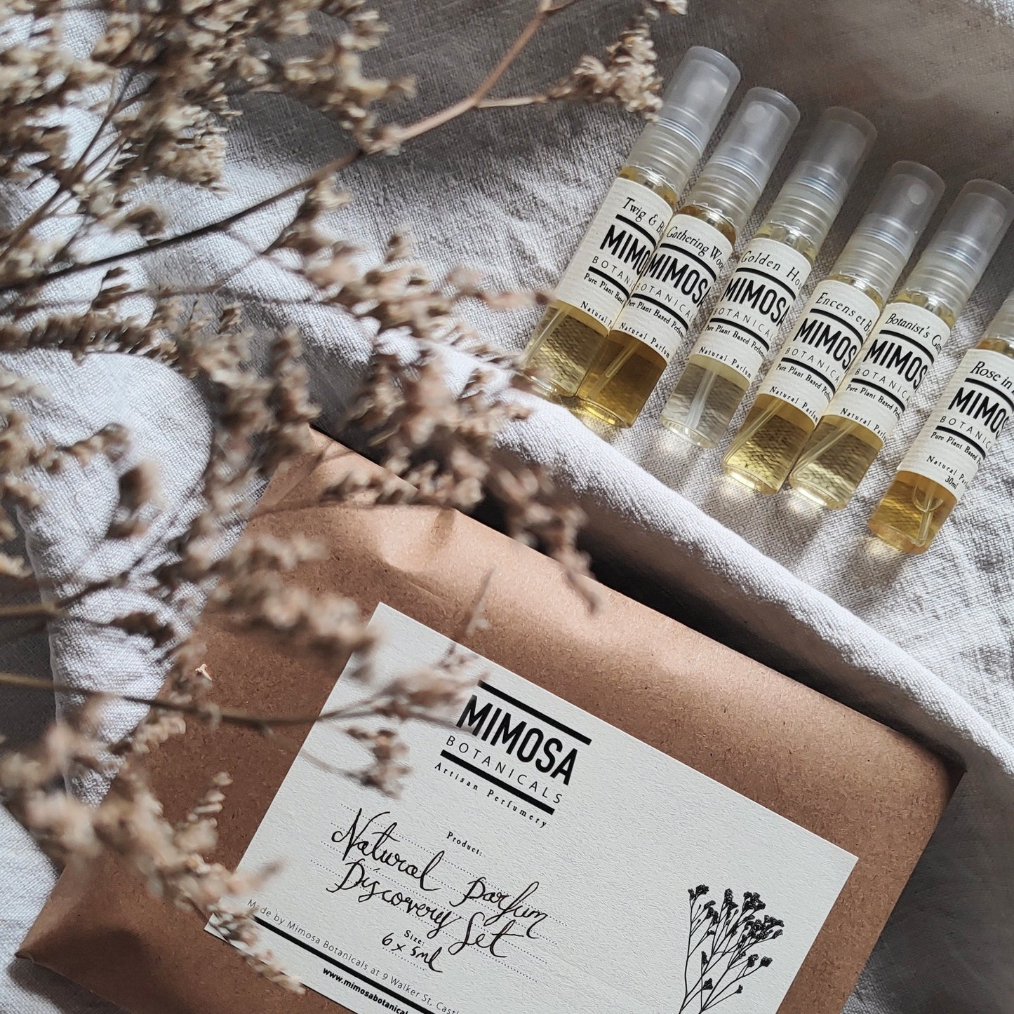 Natural Parfum Discovery Set – Mimosa Botanicals