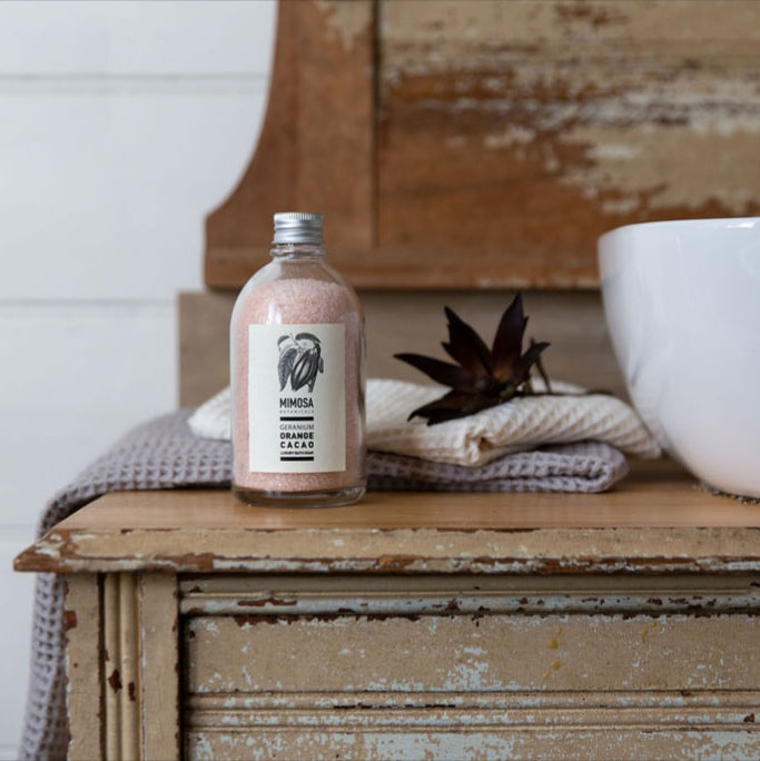 Geranium, Orange & Cacao French Apothecary Bath Soak